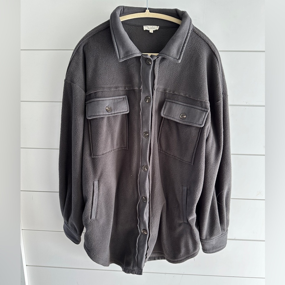 Charcoal Gray Polartech Shaket